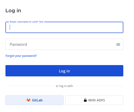 GitLab 계정 정보로 Mattermost에 로그인합니다.
